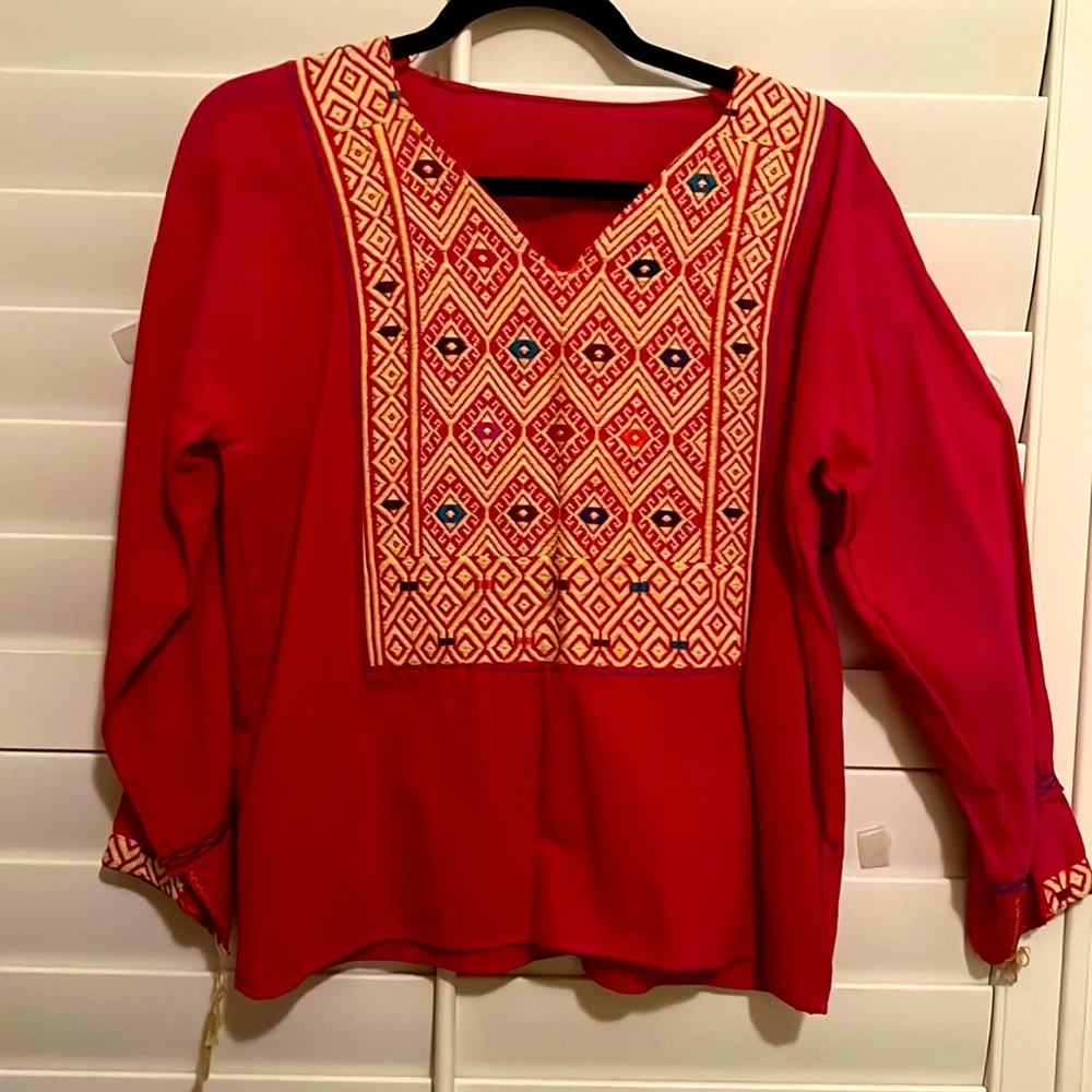 Mexican Embroidery long sleeve top